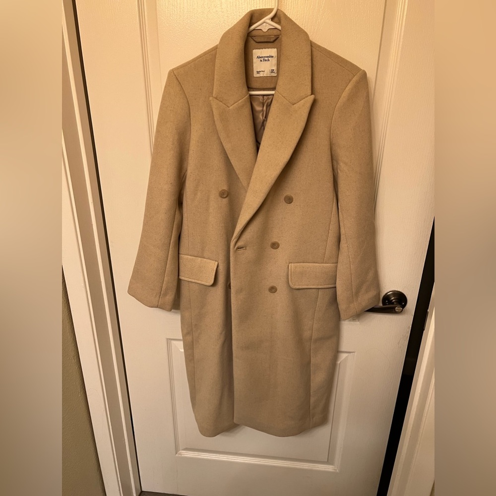 Abercrombie Wool Blend Trench Coat